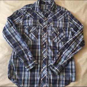 10% Sale! Men’s Arizona long sleeve flannel size M